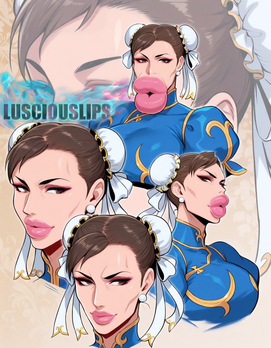 1girl,  Chun-Li - *Street Fighter*,  glowing eyes on Tensor.Art