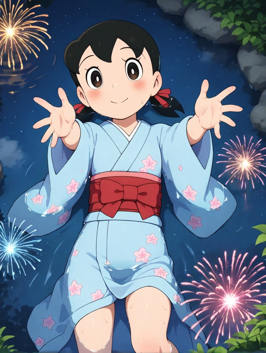 minamoto shizuka,  1girl,  japanese clothes on Tensor.Art