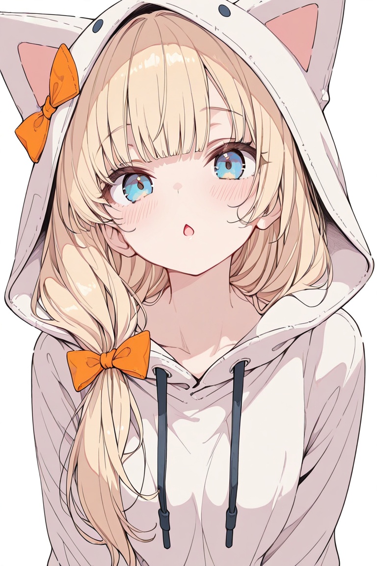 1girl,  hood,  solo on Tensor.Art