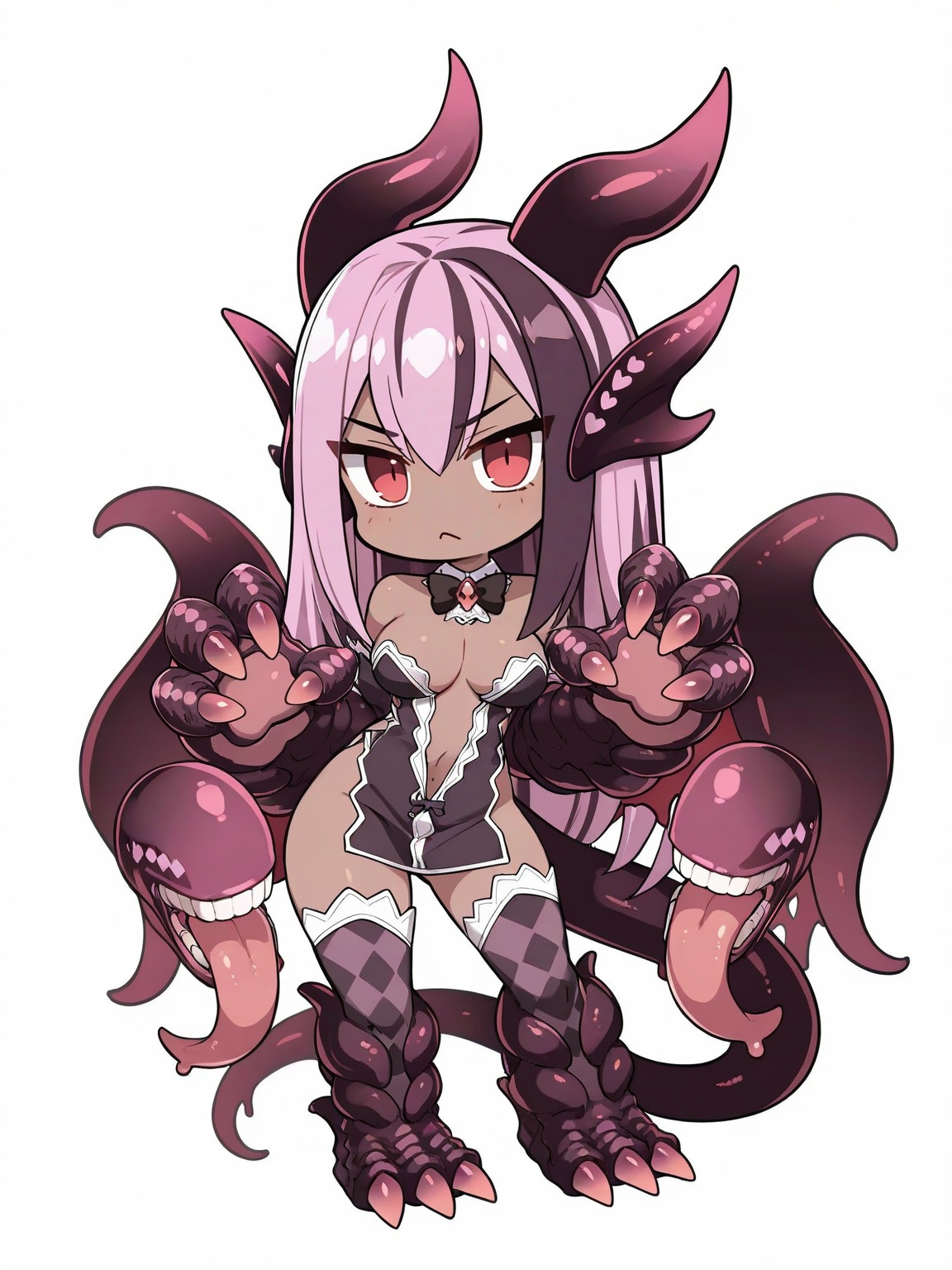 1girl,  solo,  chibi on Tensor.Art