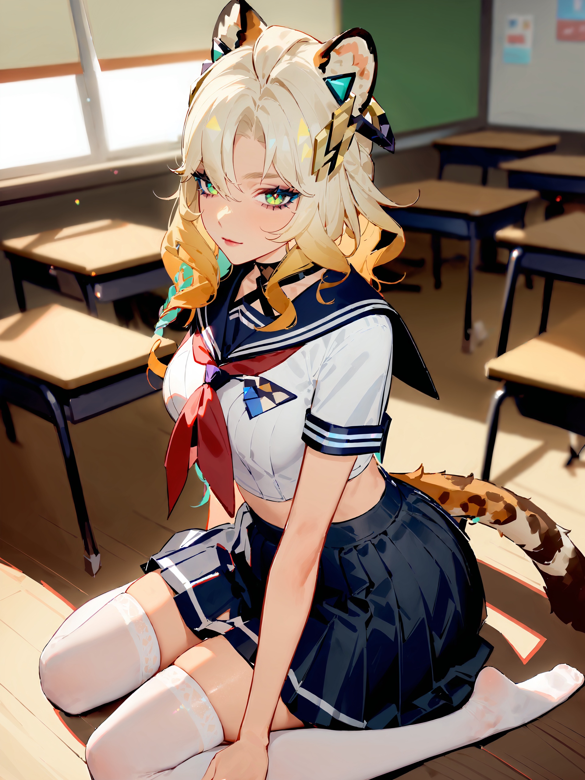 1girl,  xilonen \(genshin impact\),  solo on Tensor.Art