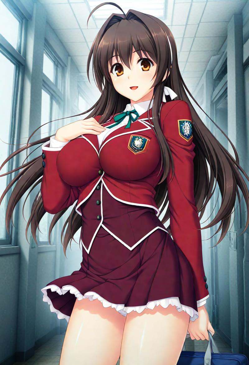 1girl,  white background,  maishima yuuri on Tensor.Art