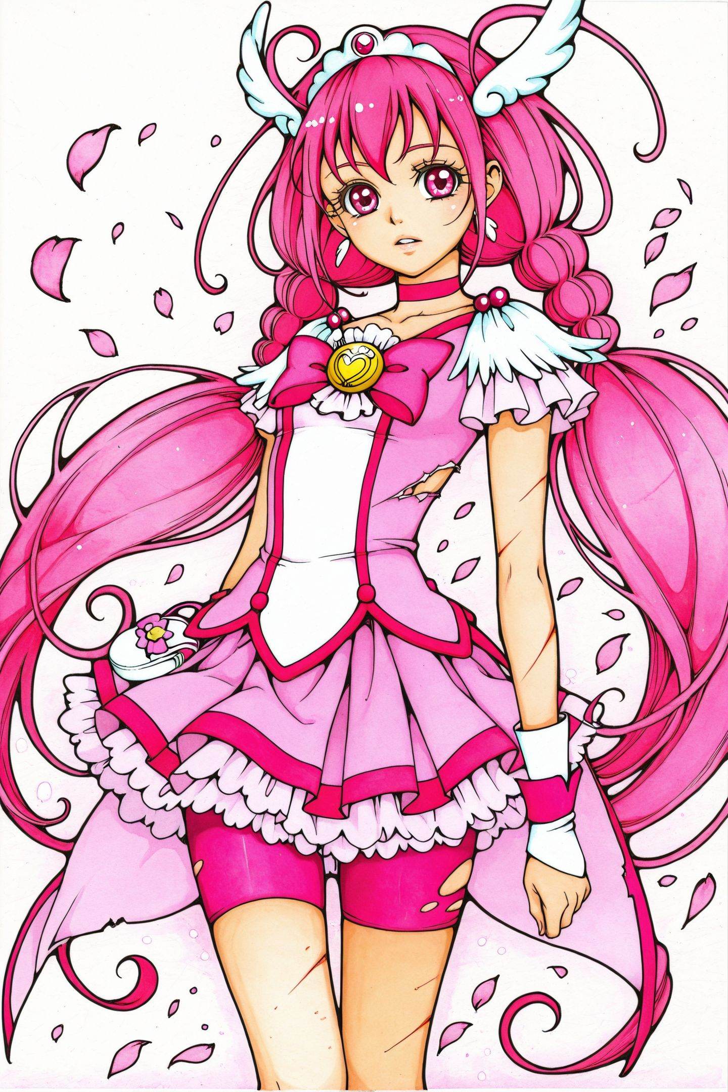 sacokabutan Style,  cure happy,  hoshizora miyuki on Tensor.Art