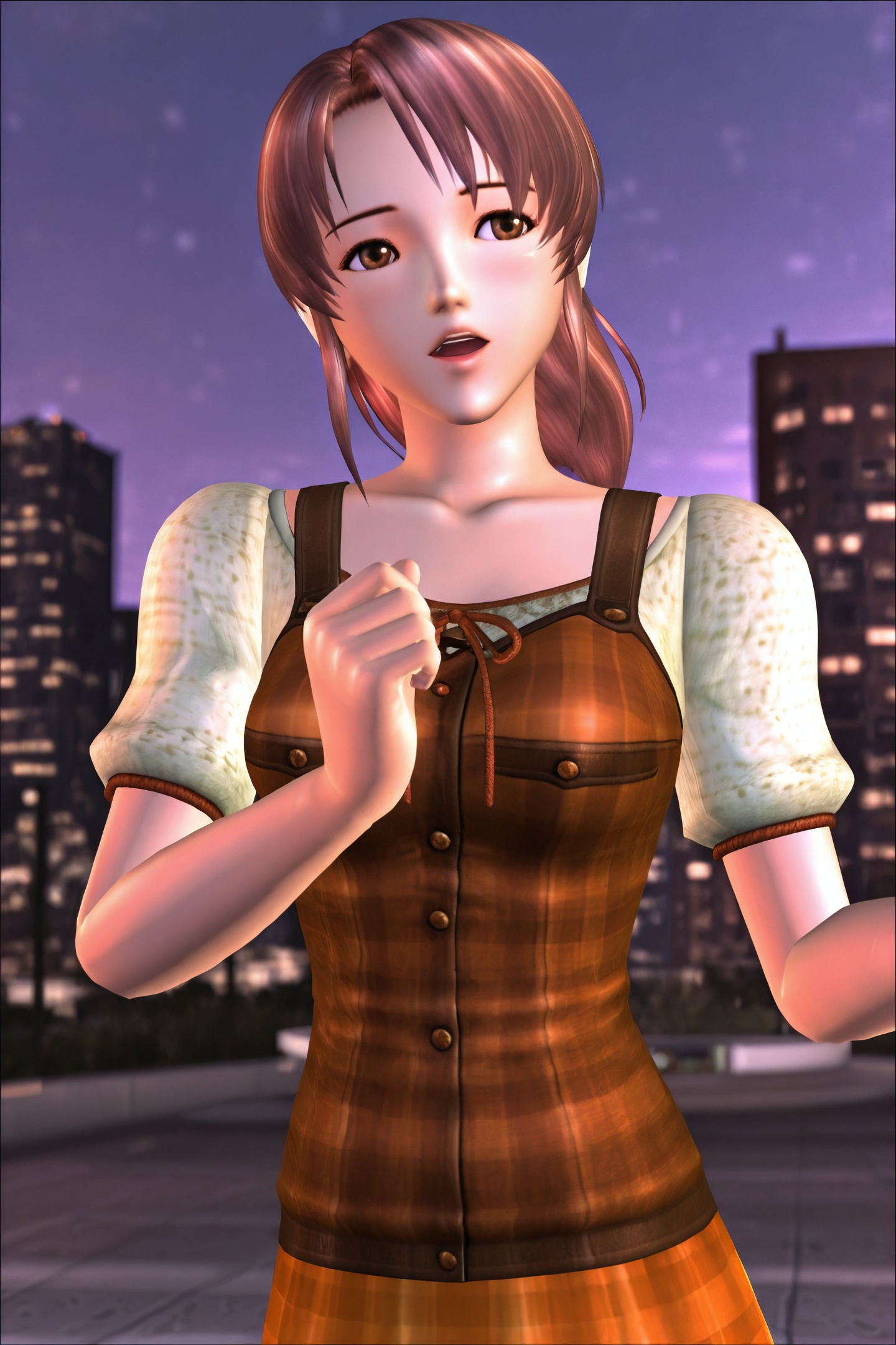 3D Modeling Style,  Uesugi Reona,  1girl on Tensor.Art