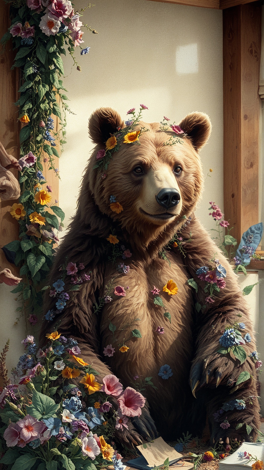 Fl0w3rGr0wnStyle Bear on Tensor.Art