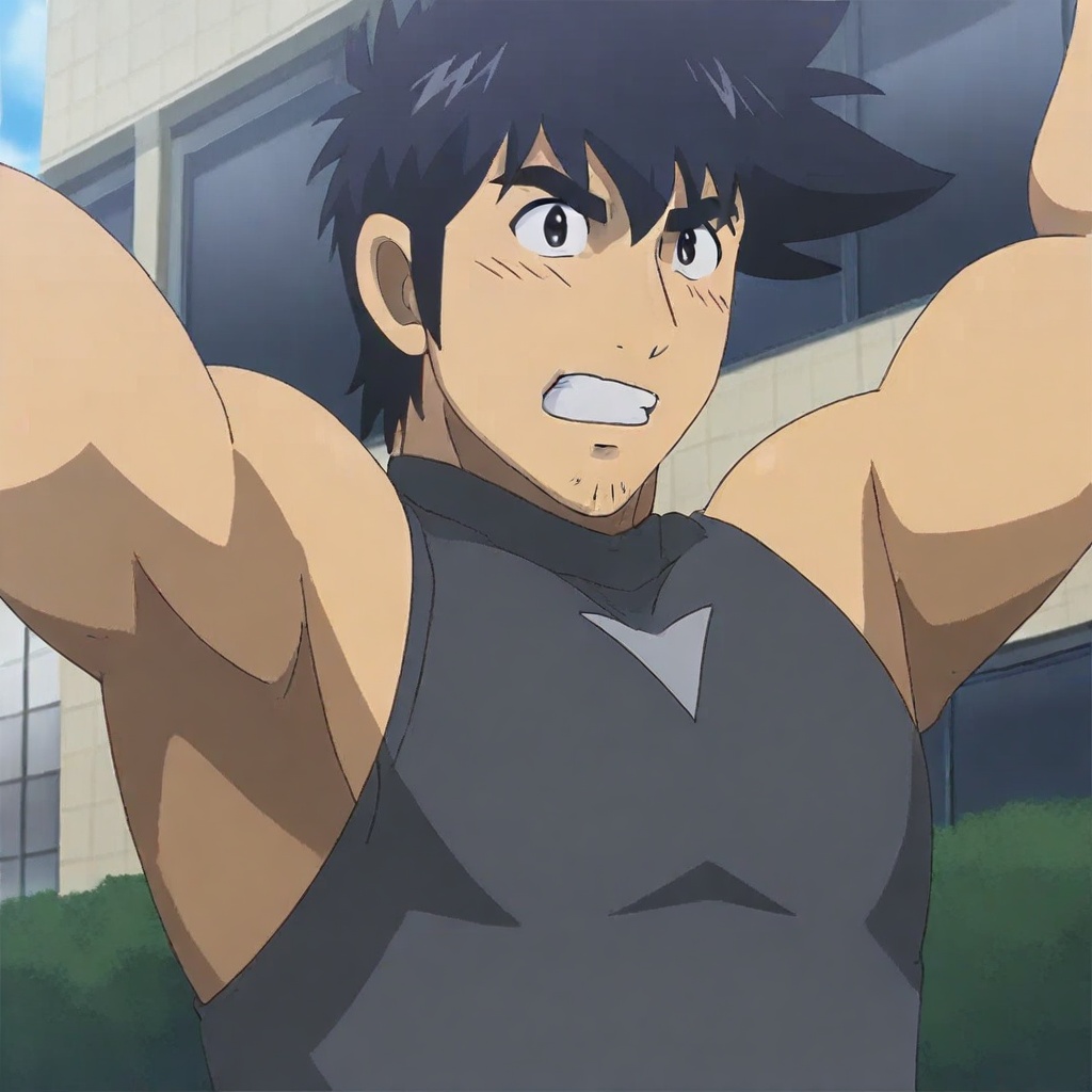 goro shigeno,  1boy,  anime coloring on Tensor.Art