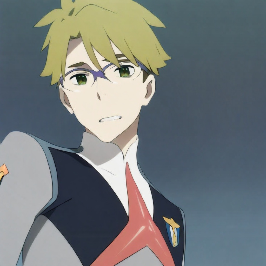 gorou (darling in the franxx)-1male focus,  anime screencap,  masterpiece on Tensor.Art