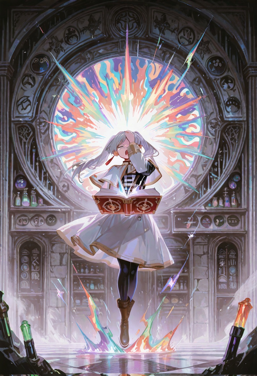 frieren_(sousou_no_frieren),  1girl,  solo on Tensor.Art