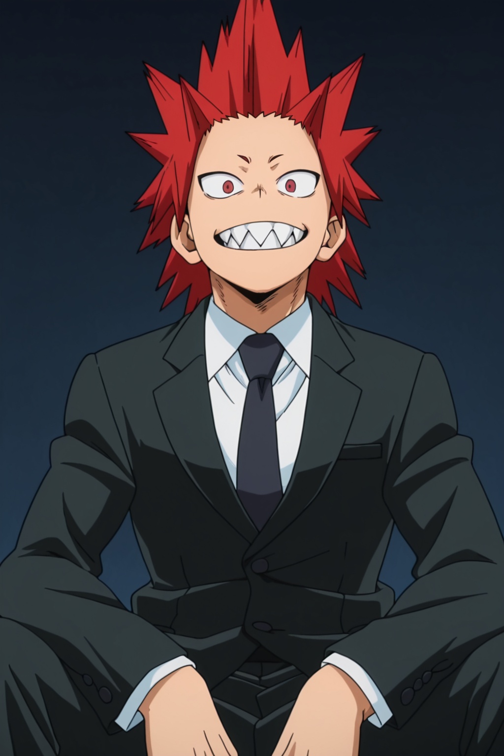 1boy,  solo,  Kirishima Eijirou on Tensor.Art