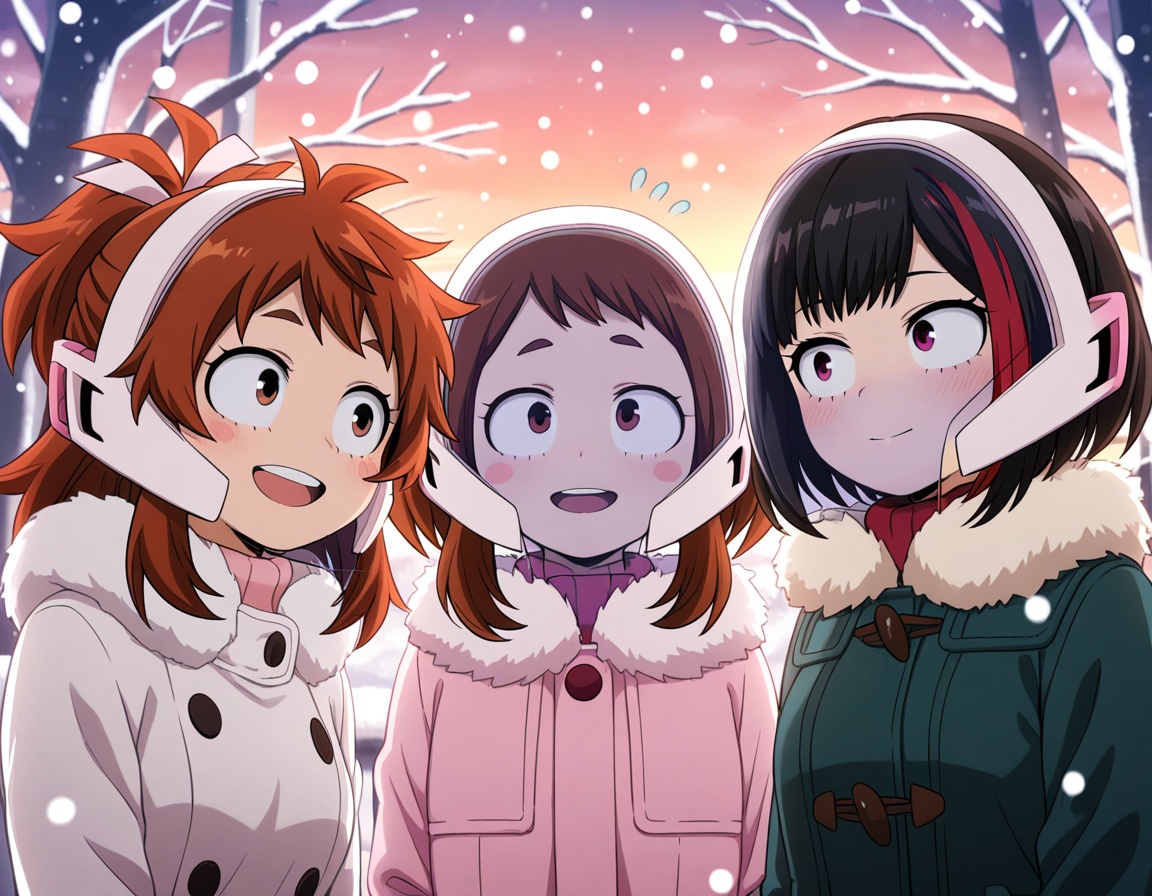 ur4r4,  0ch4k0,  3girls on Tensor.Art