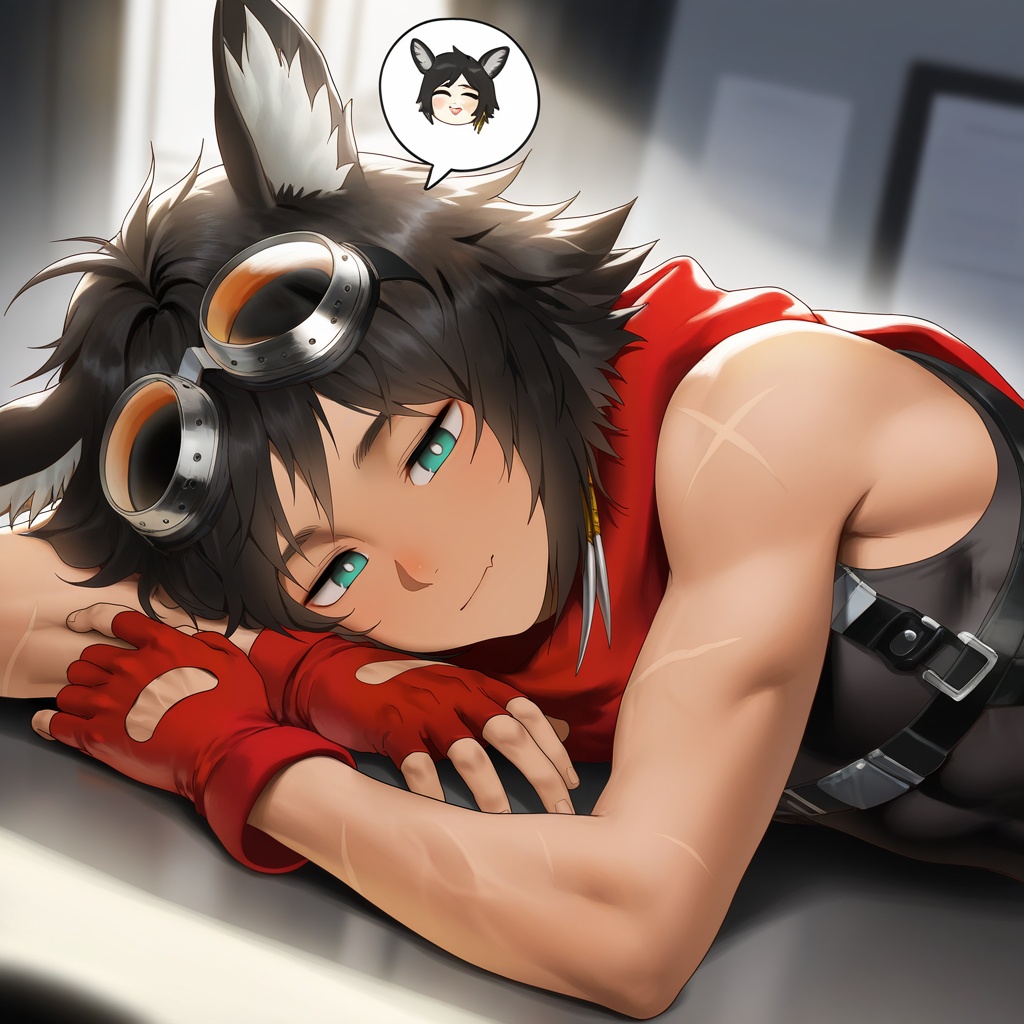 1boy,  courier \(arknights\),  courierarknights on Tensor.Art