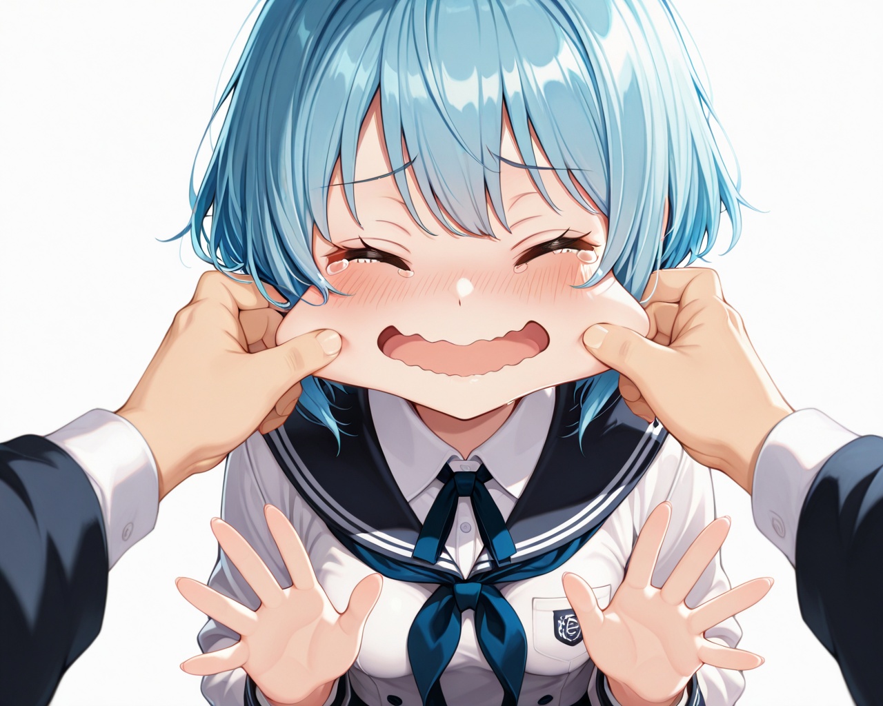 hoho,  1girl,  blush on Tensor.Art