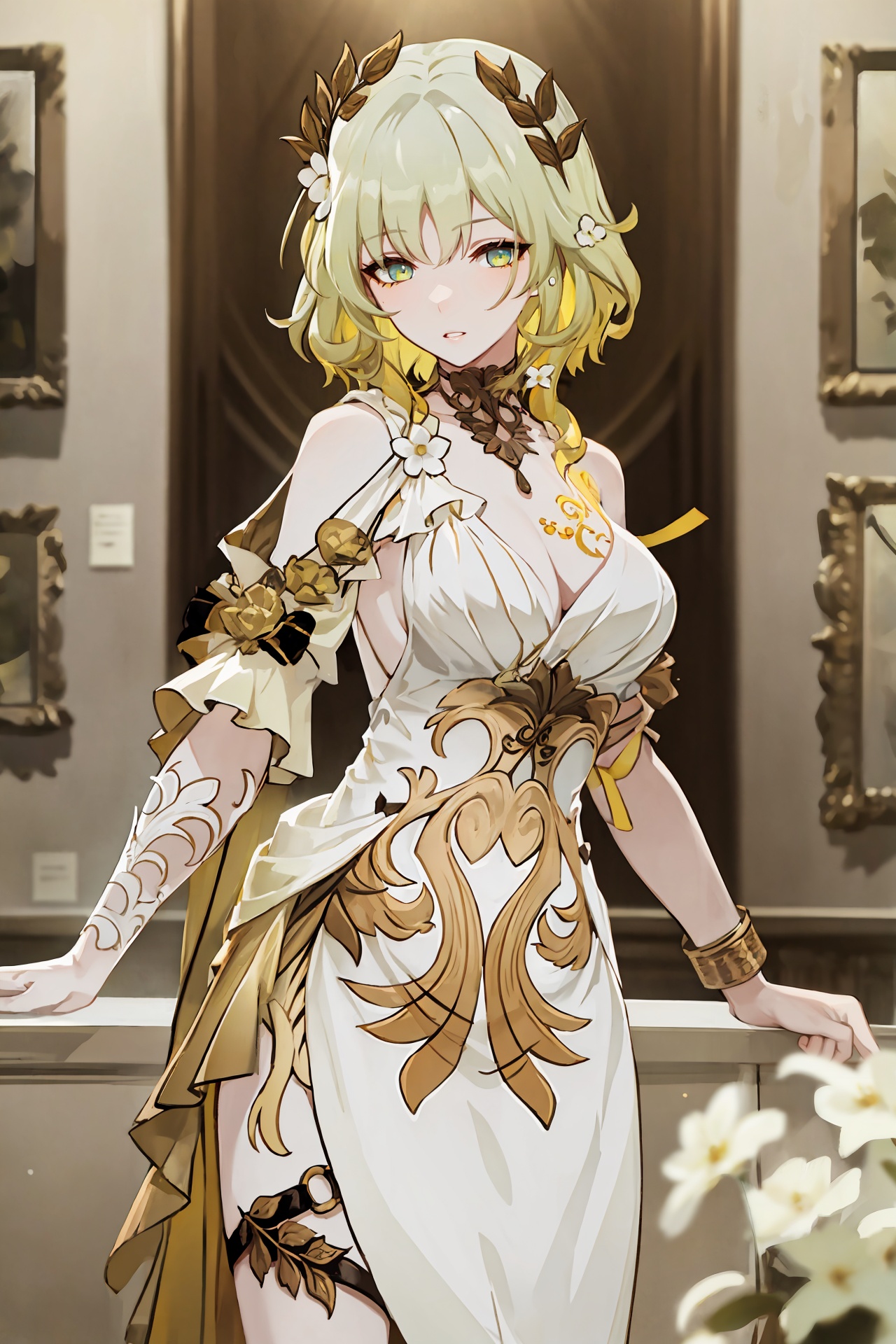 1girl,  solo,  aglaea \(honkai: star rail\) on Tensor.Art