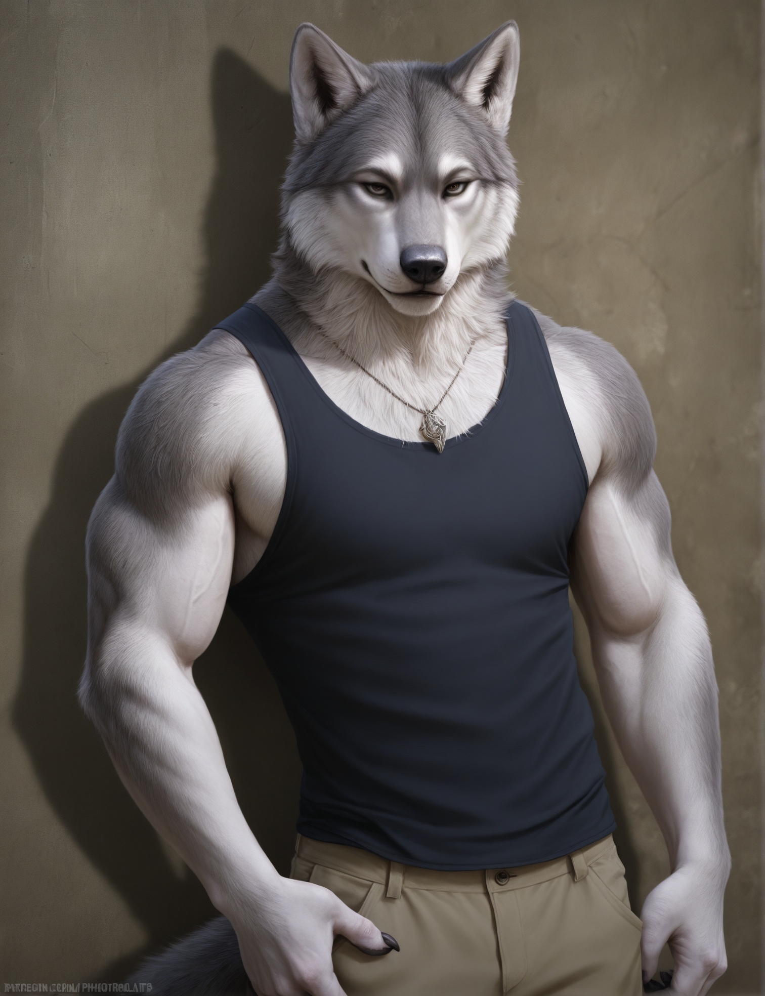 anthro,  wolf,  male on Tensor.Art