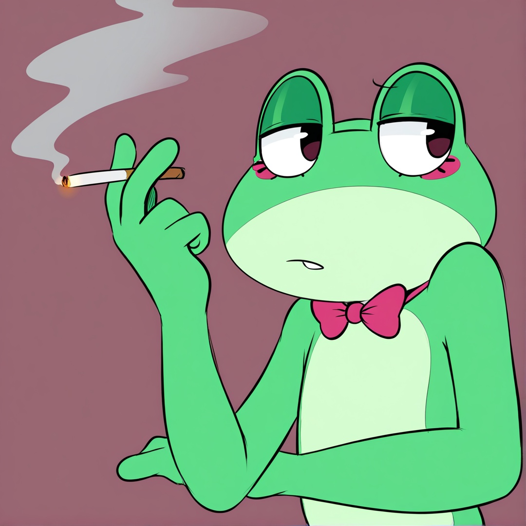 ribbit,  solo,  bowtie on Tensor.Art