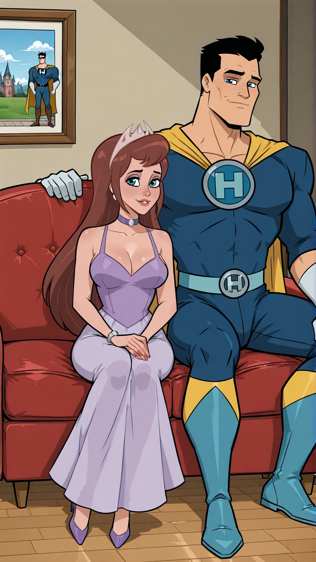 DTCaptainHero,  1boy,  DTPrincessClara on Tensor.Art