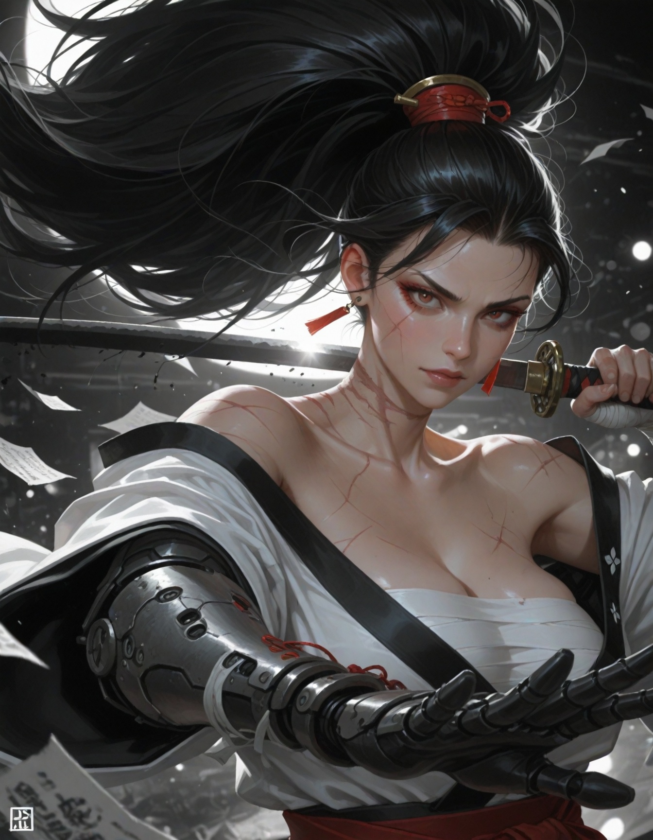 anime coloring,  1girl,  sci-fi aesthetic on Tensor.Art