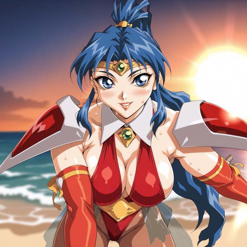 blurred background,  ocean,  sky on Tensor.Art