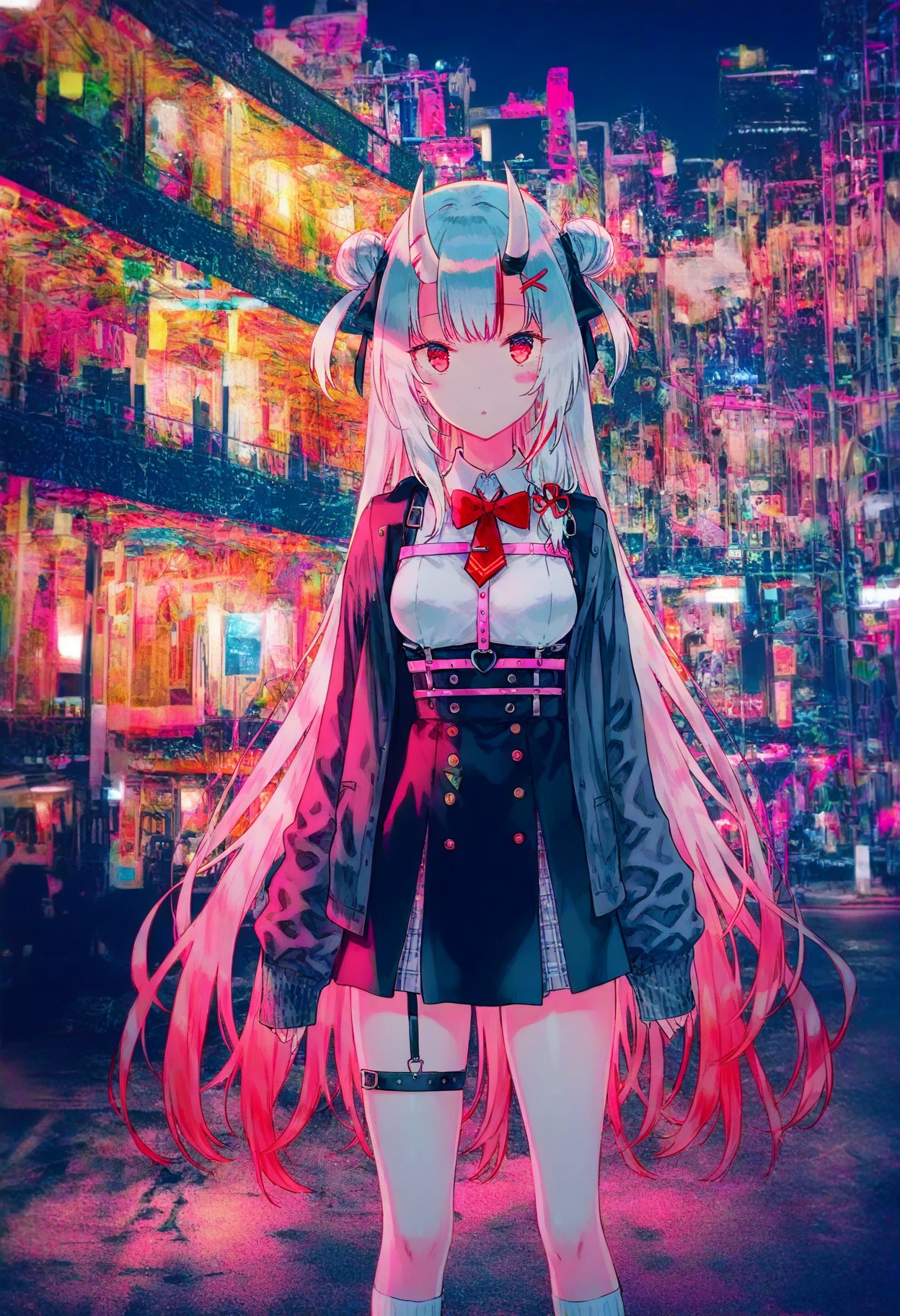 1girl,  nakiri ayame,  mika pikazo on Tensor.Art