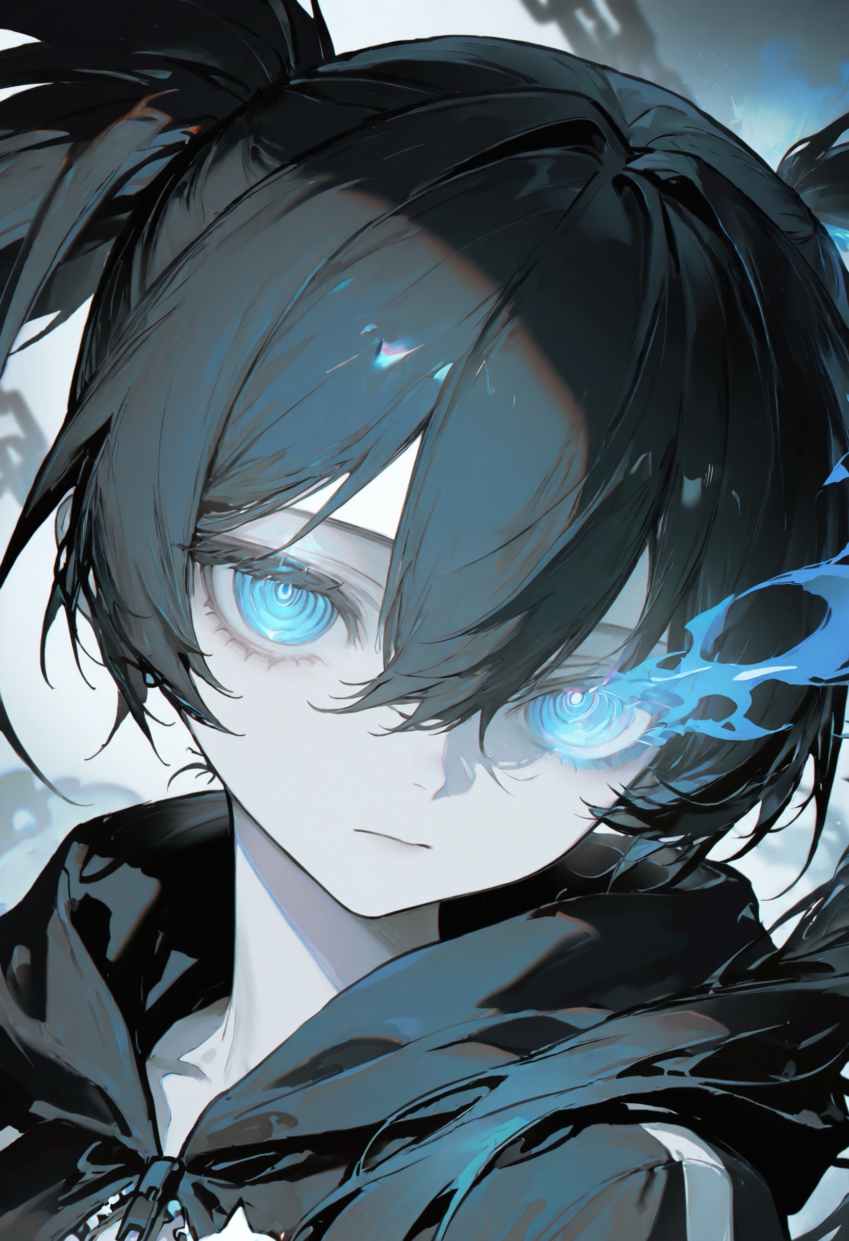 bmEyb,  black rock shooter \(character\),  1girl on Tensor.Art