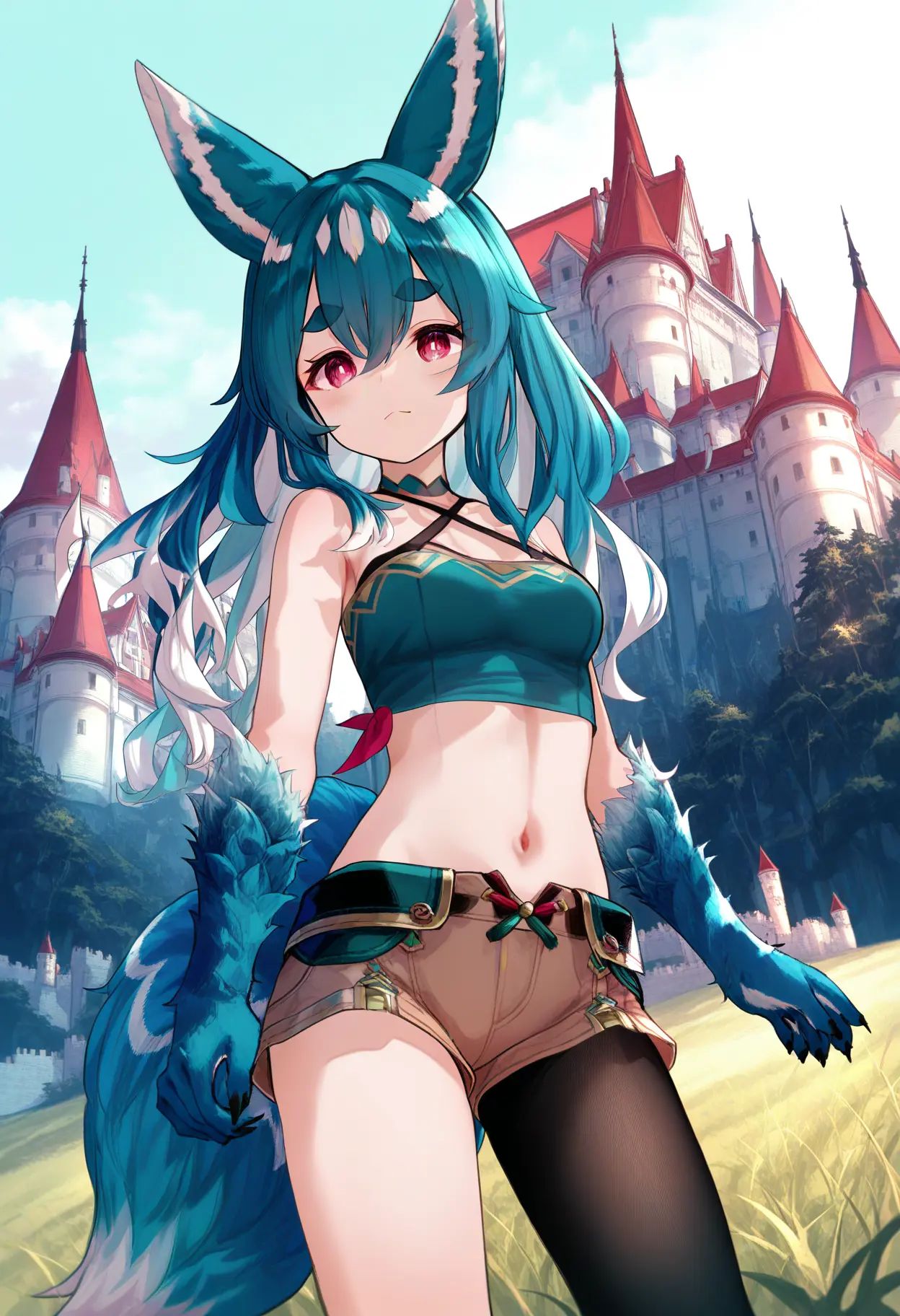 1girl,  lenja,  azuuru on Tensor.Art