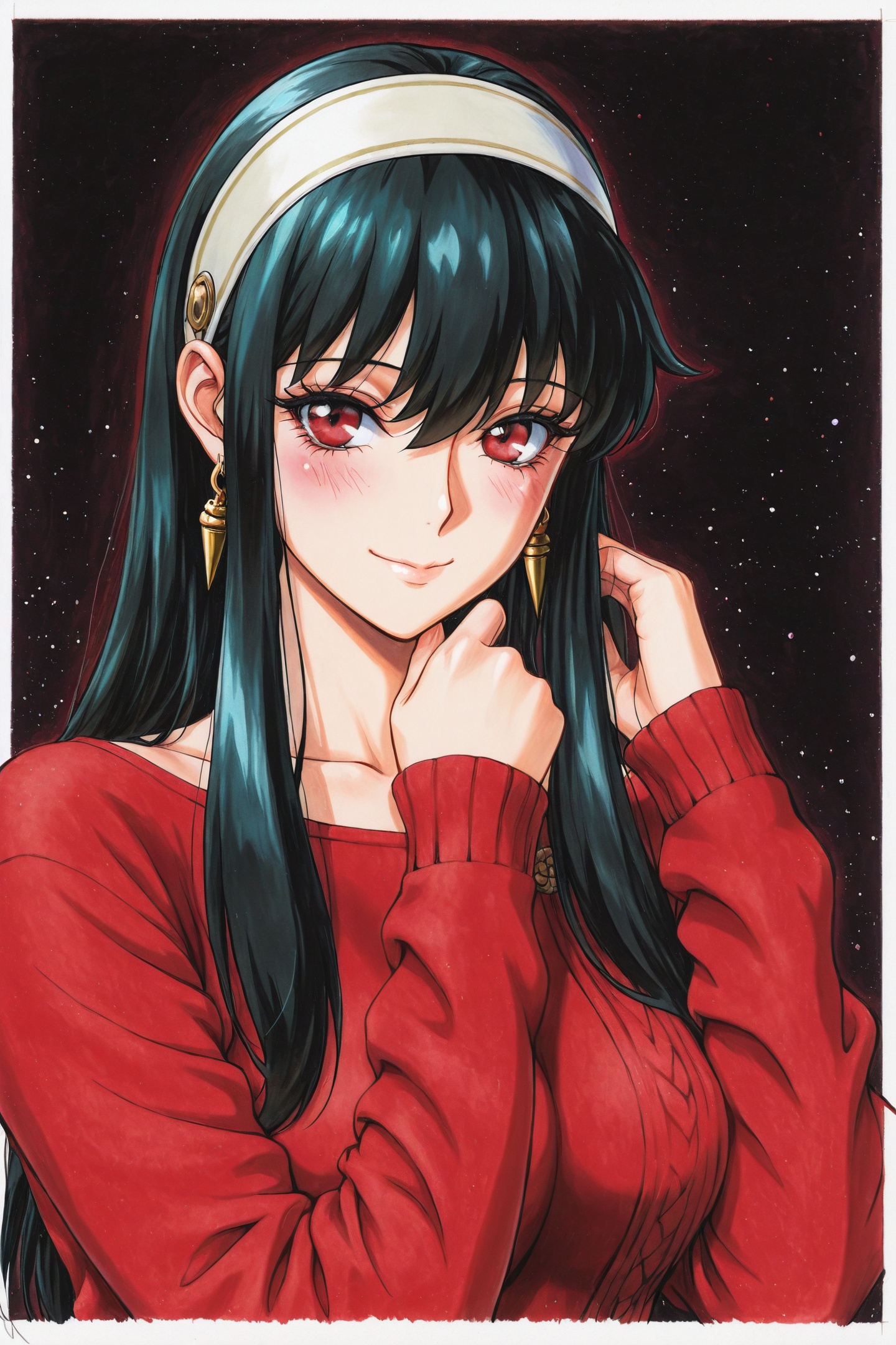 Shiosaba Style,  1girl,  yor briar on Tensor.Art