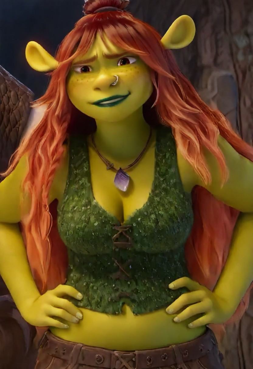 felicia_shrk5,  1girl,  female ogre on Tensor.Art