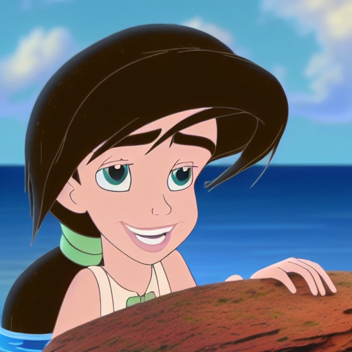 melody,  1girl,  black hair on Tensor.Art