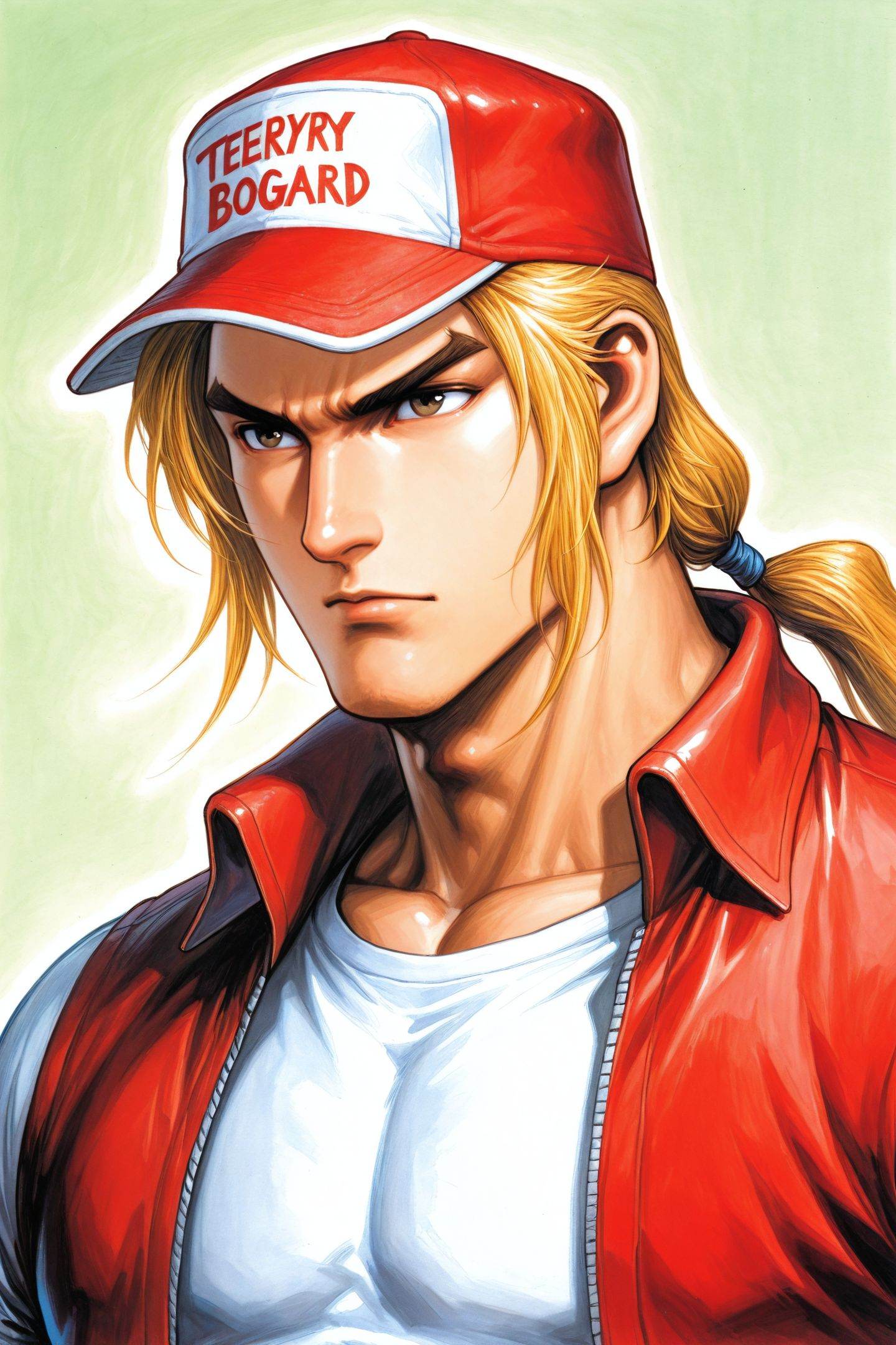 HuangYuLang Style,  Terry Bogard,  1boy on Tensor.Art