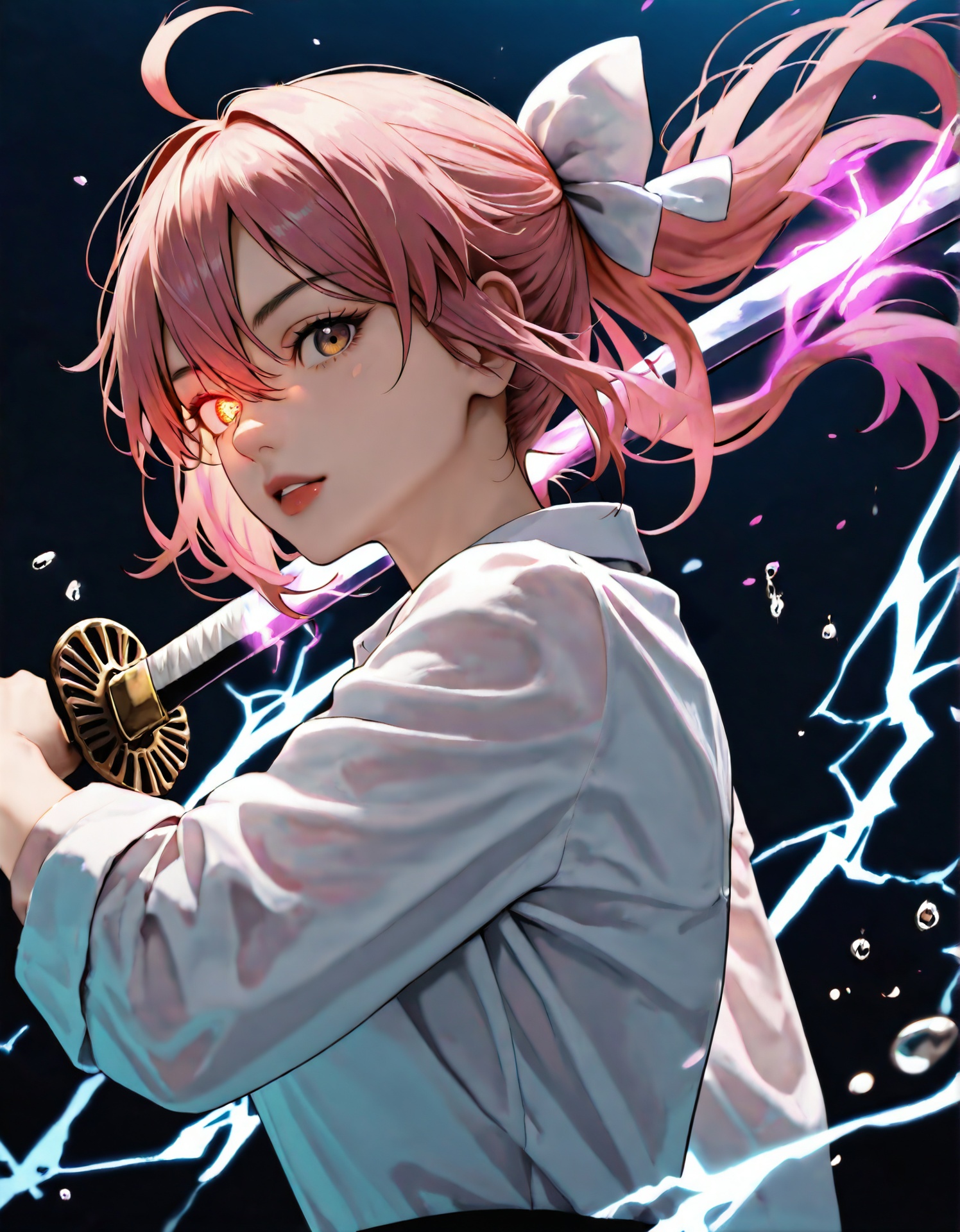 1girl,  okita souji,  masterpiece lhight quality on Tensor.Art