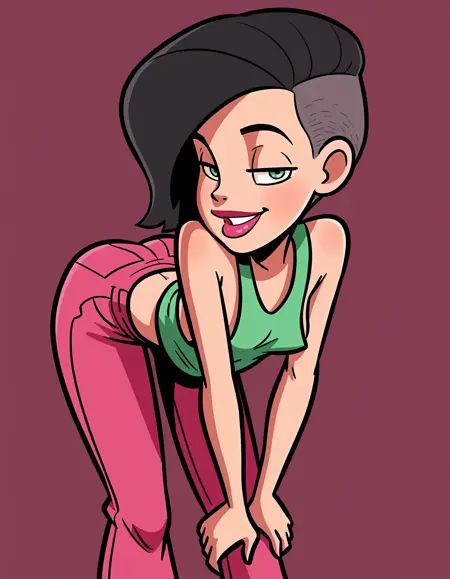 krystal,  black hair,  1girl on Tensor.Art