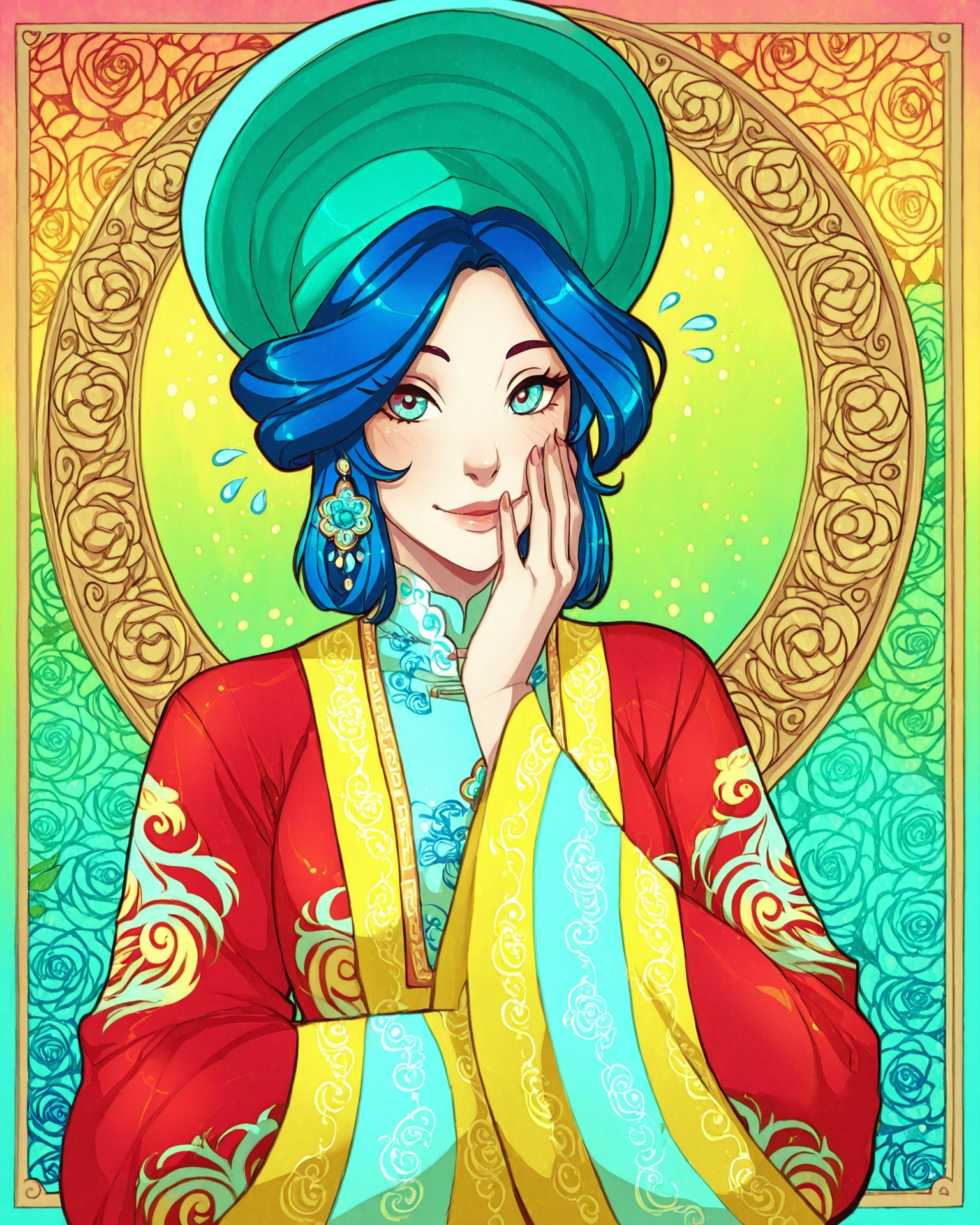 1girl,  nhatbinh,  nhatbinh clothing on Tensor.Art