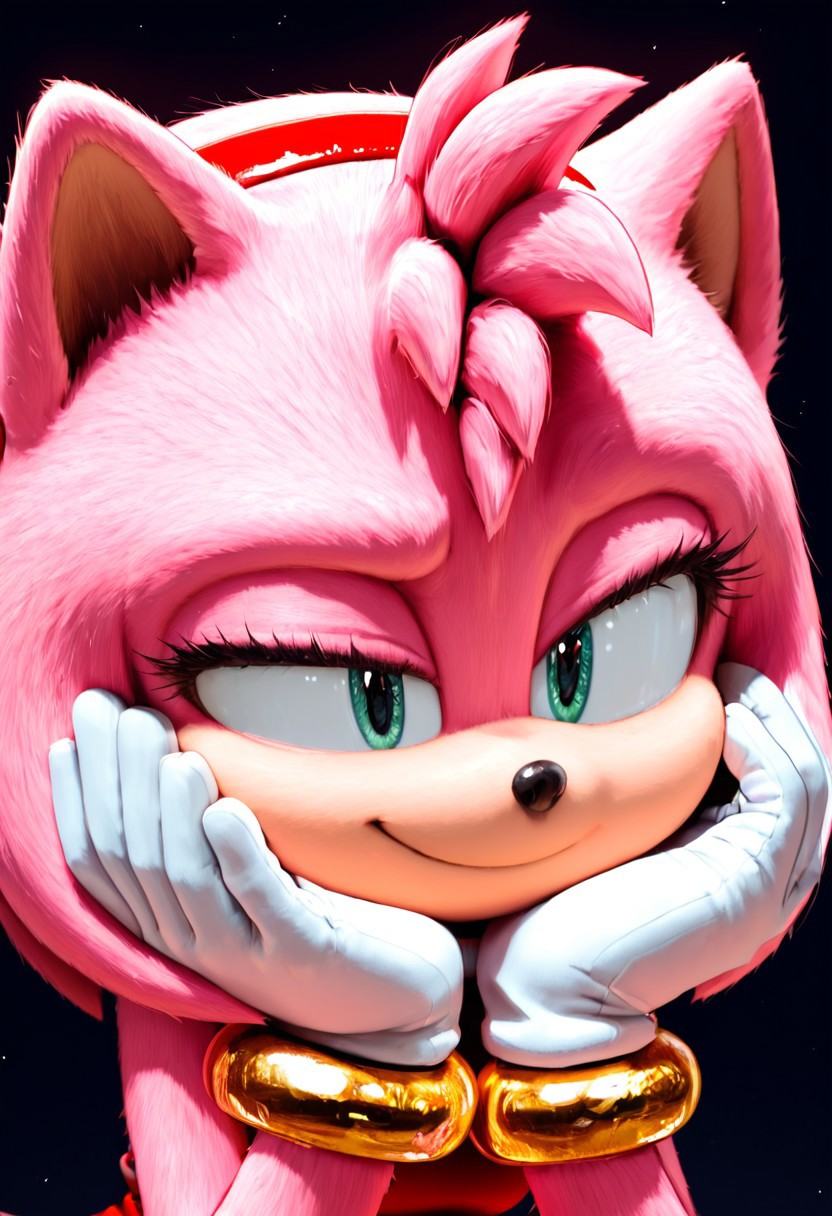 AmyRose,  portrait,  head rest on Tensor.Art