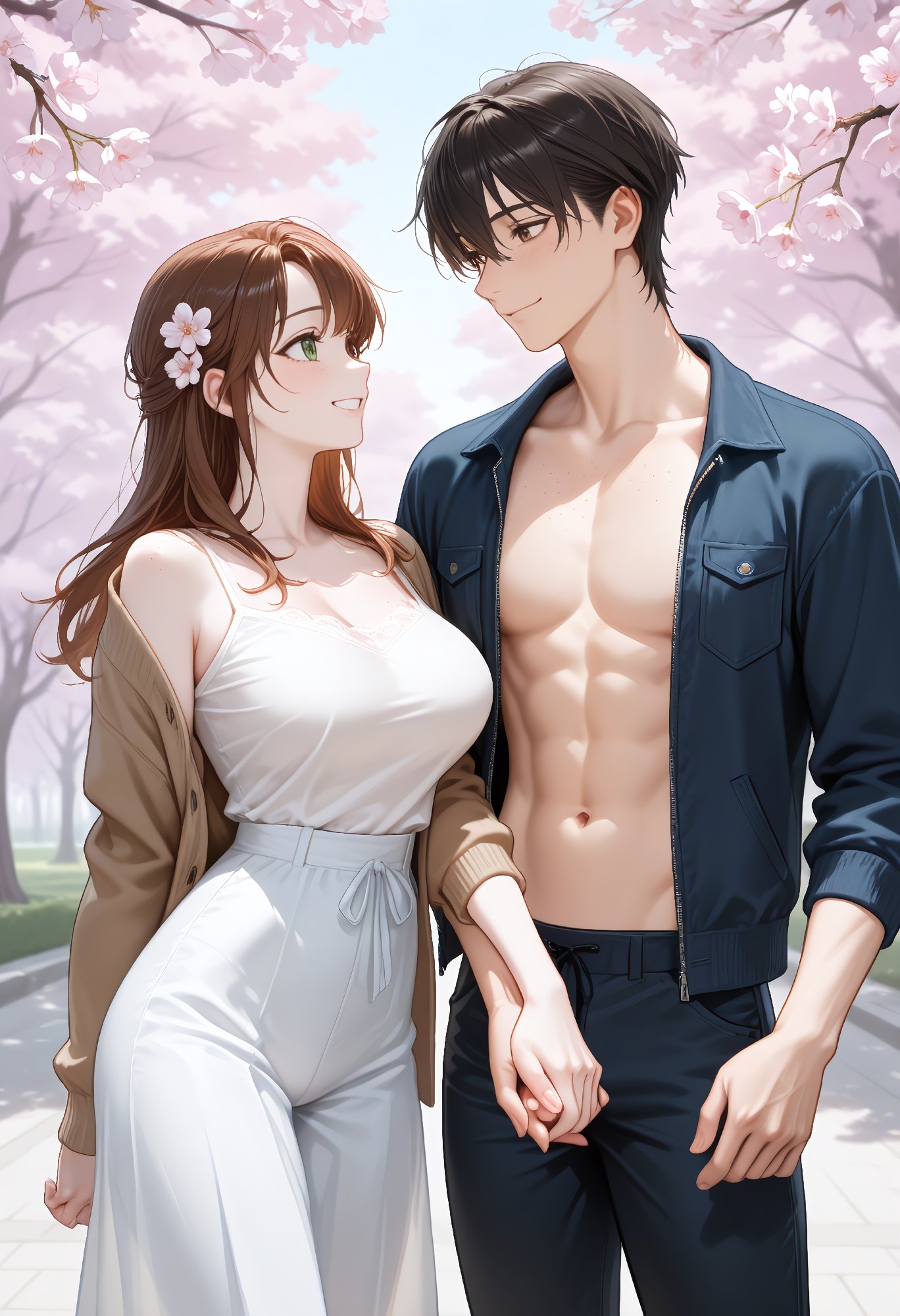 1girl,  1boy,  couple on Tensor.Art
