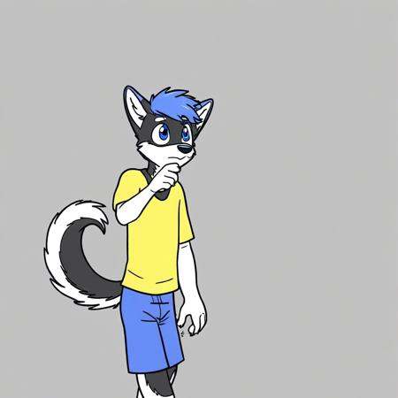 Solo,  1boy,  dog on Tensor.Art