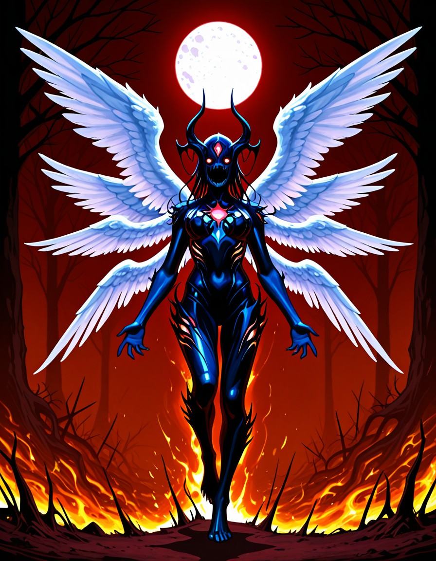 DGQMGirl-V4,  monster girl,  angels on Tensor.Art