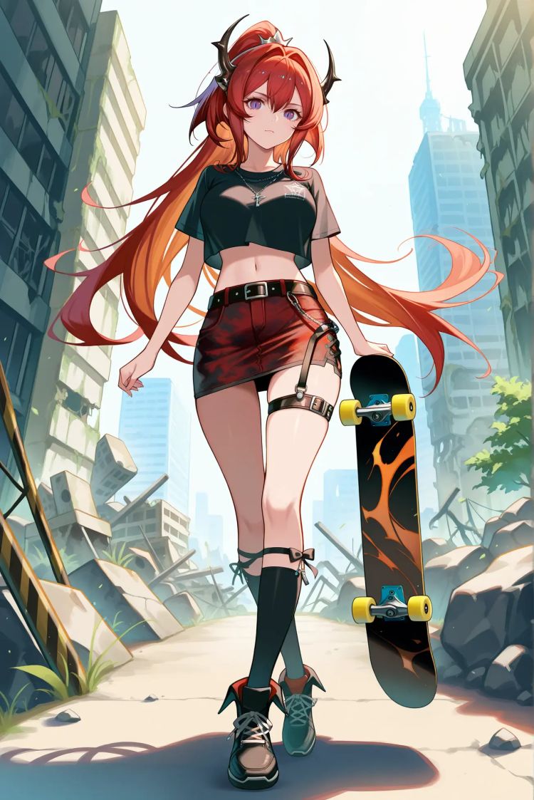 Surtr | Arknights | Pony XL | 3 Outfits by reprinter on Tensor.Art