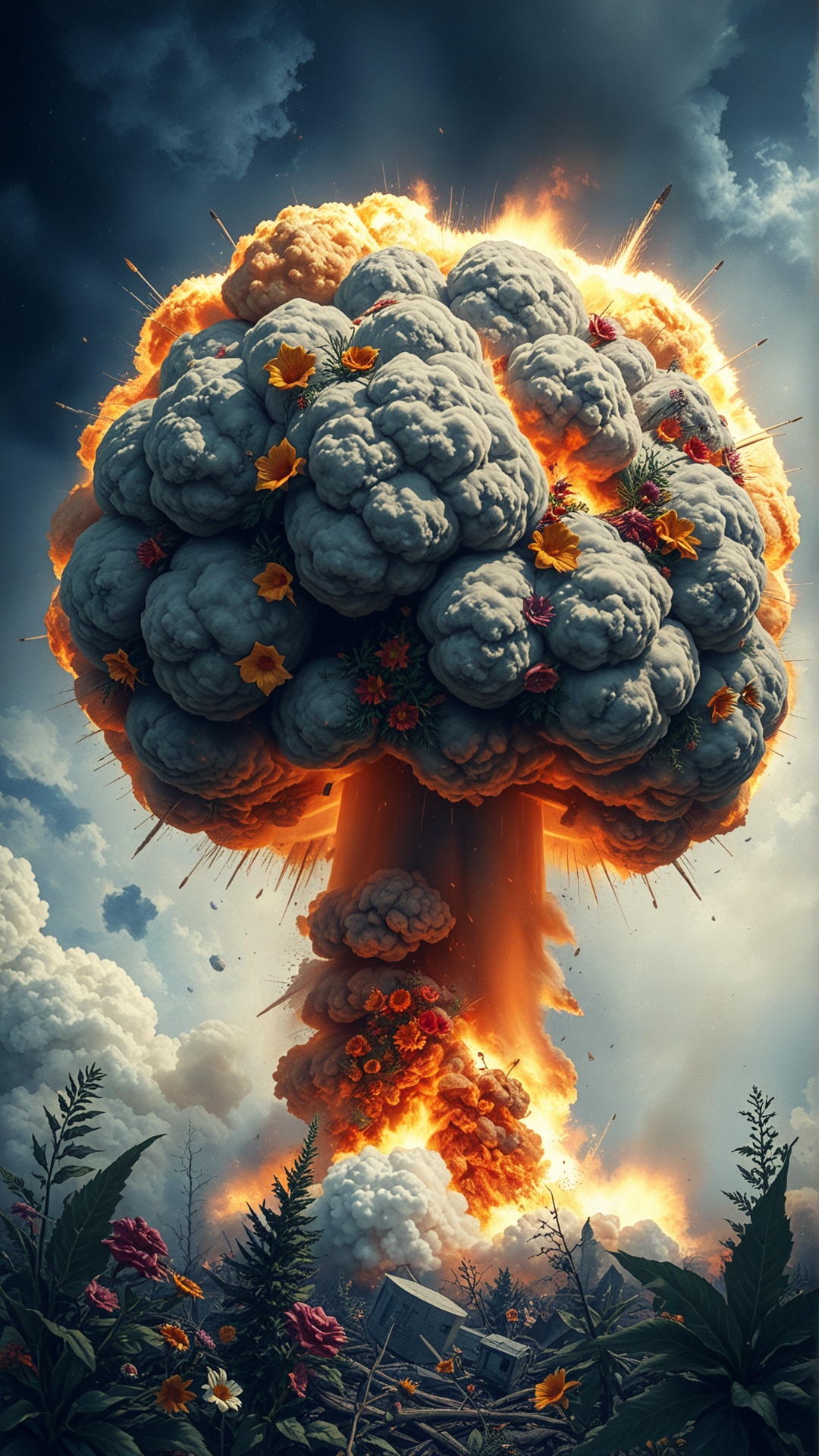 Fl0w3rGr0wnStyle nuclear explosion on Tensor.Art