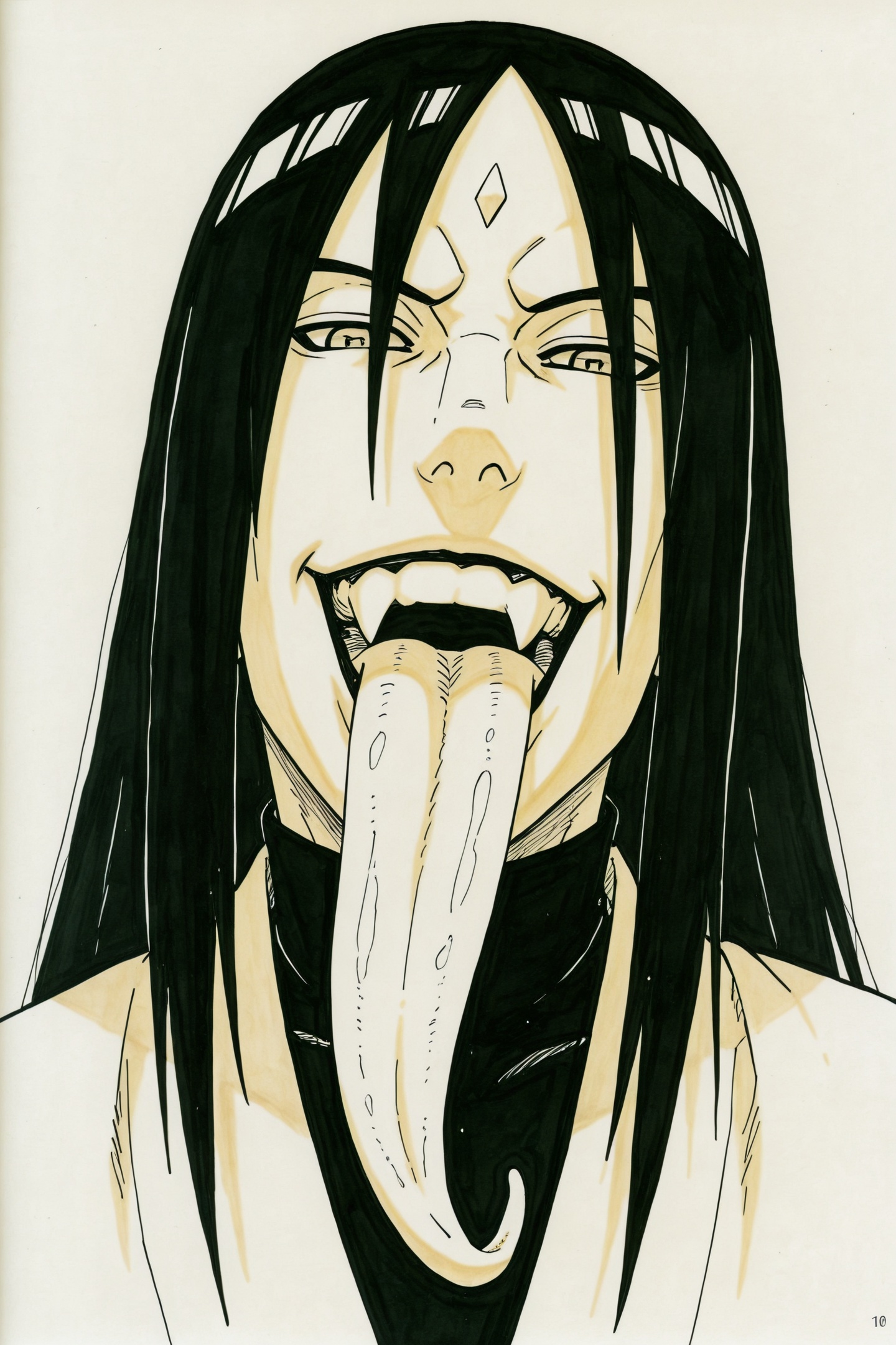 Kishimoto Masashi Style,  orochimaru \(naruto\),  solo on Tensor.Art