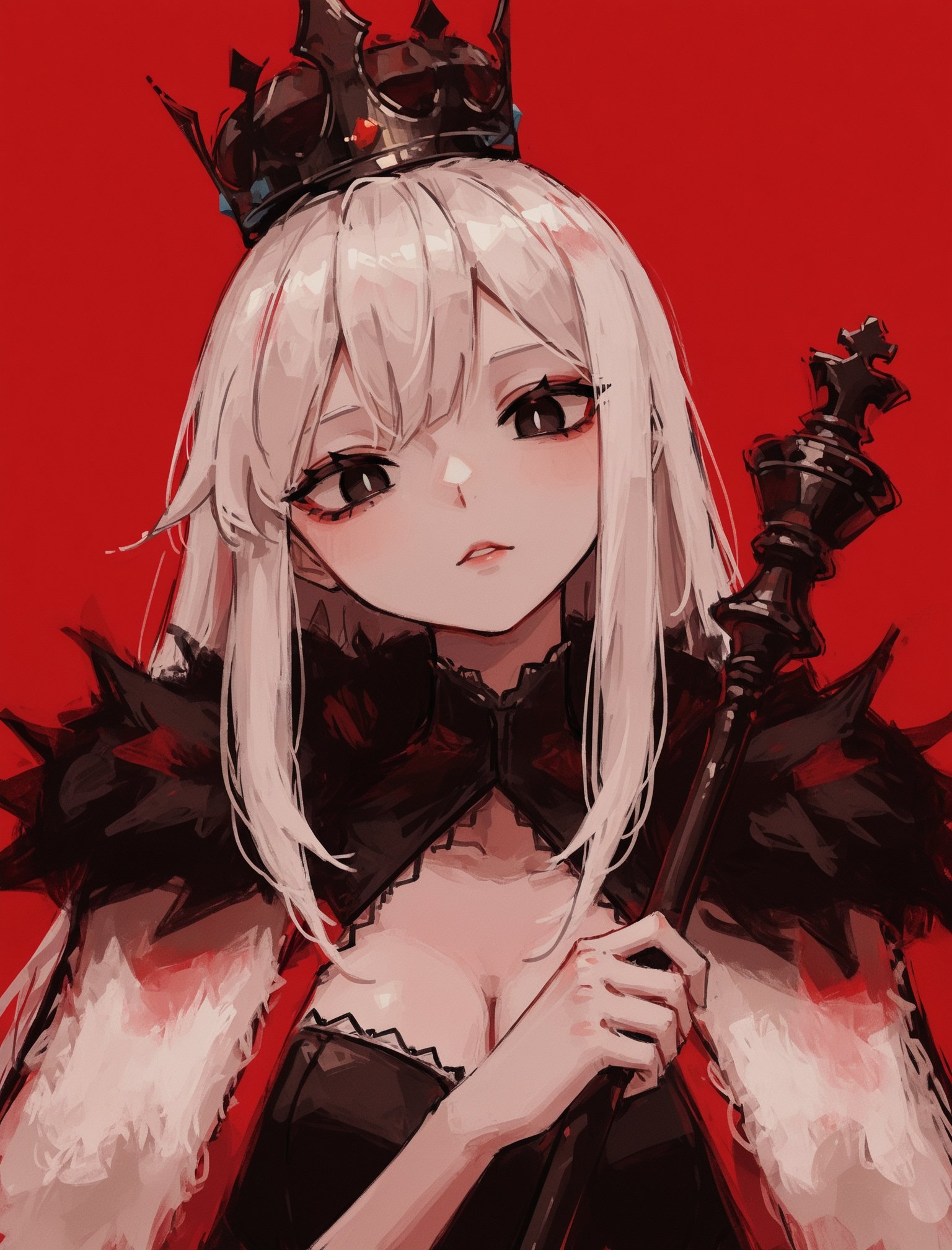 1girl,  portrait,  holding scepter on Tensor.Art