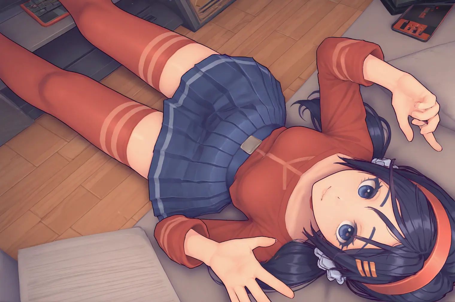 Mita,  1girl,  (low twintails) on Tensor.Art