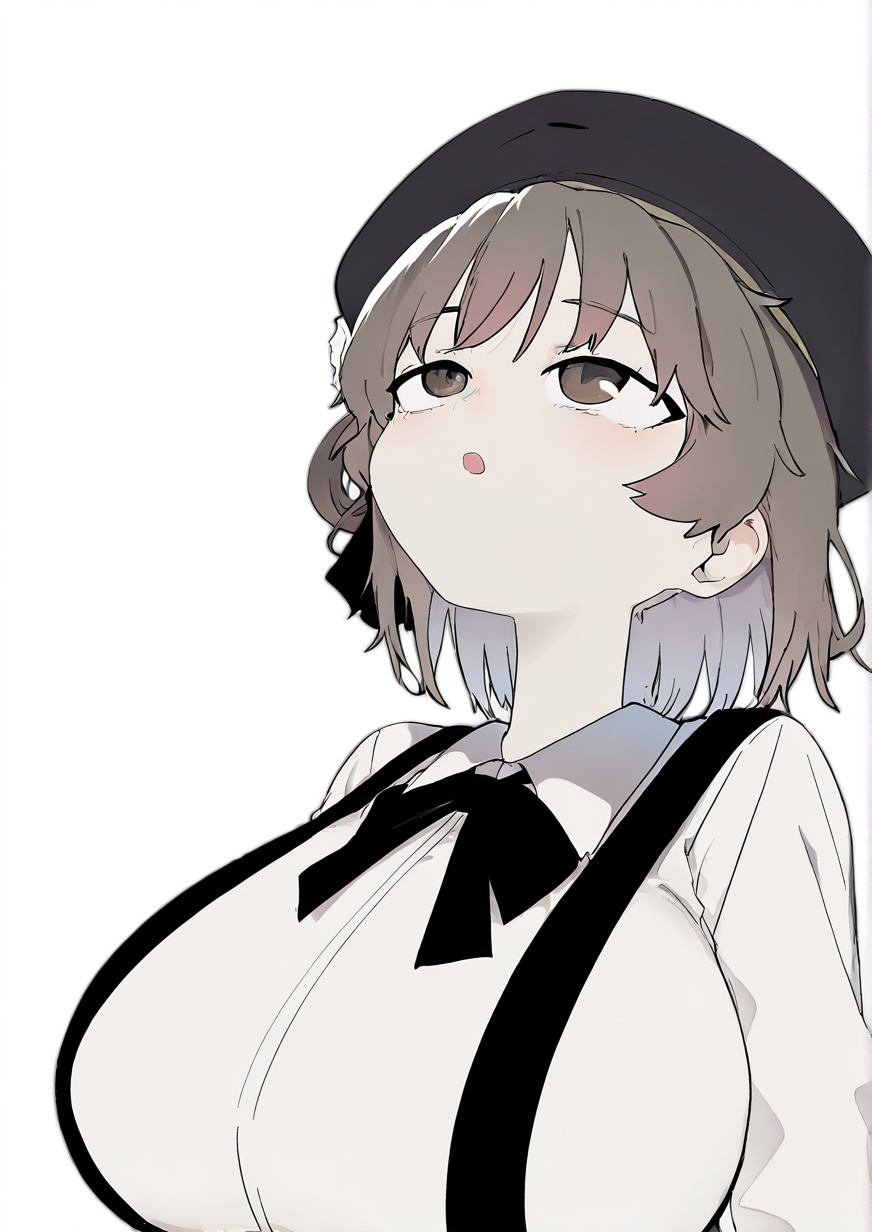1girl,  hatoba tsugu,  huge breasts on Tensor.Art