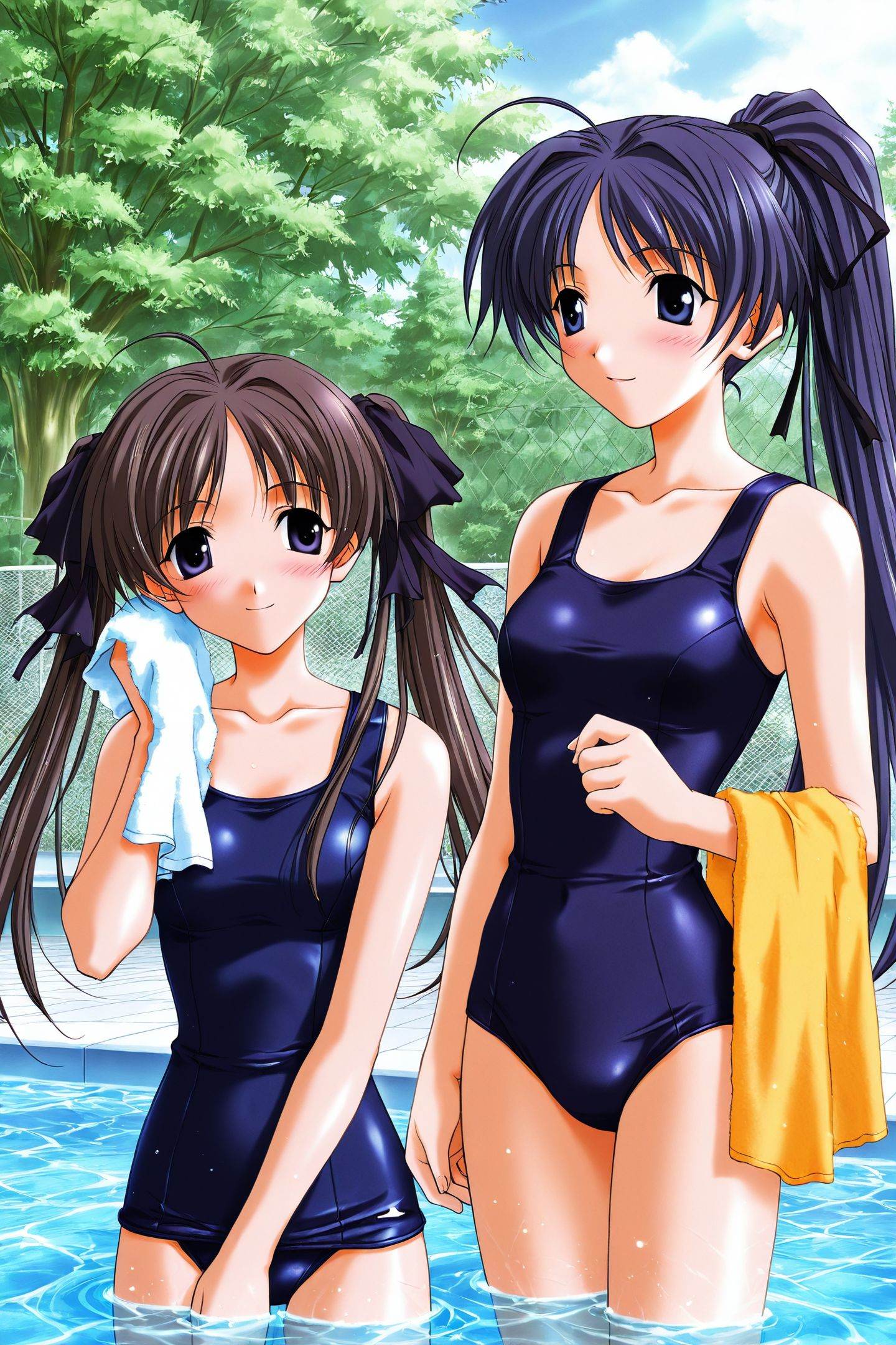 Suzuna Takano,  Shirakawa Hotaru,  2girls on Tensor.Art