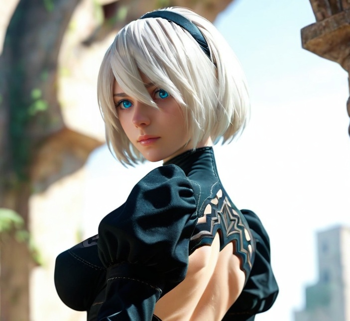 il2bneir04,  1girl,  2b \(nier:automata\) on Tensor.Art