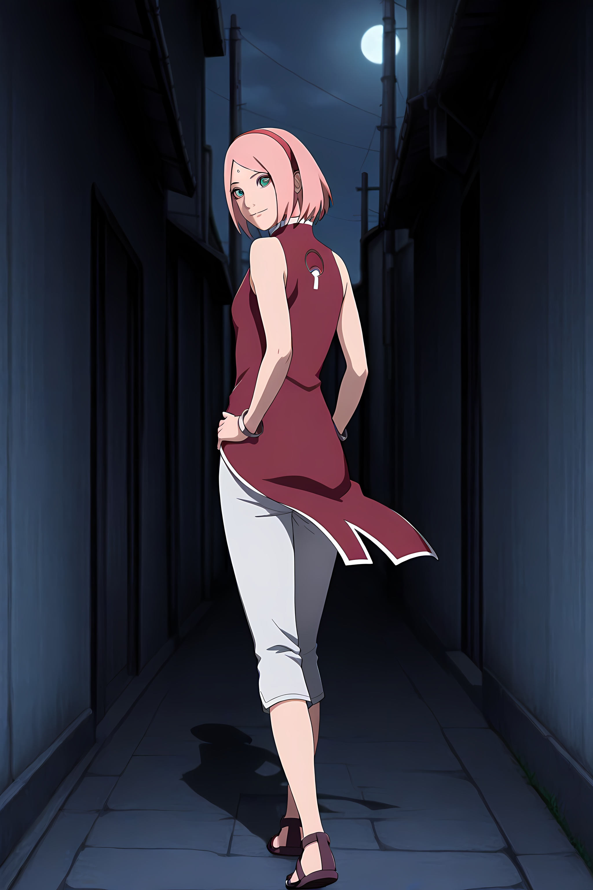 uchiha_sakura,  1girl,  solo on Tensor.Art