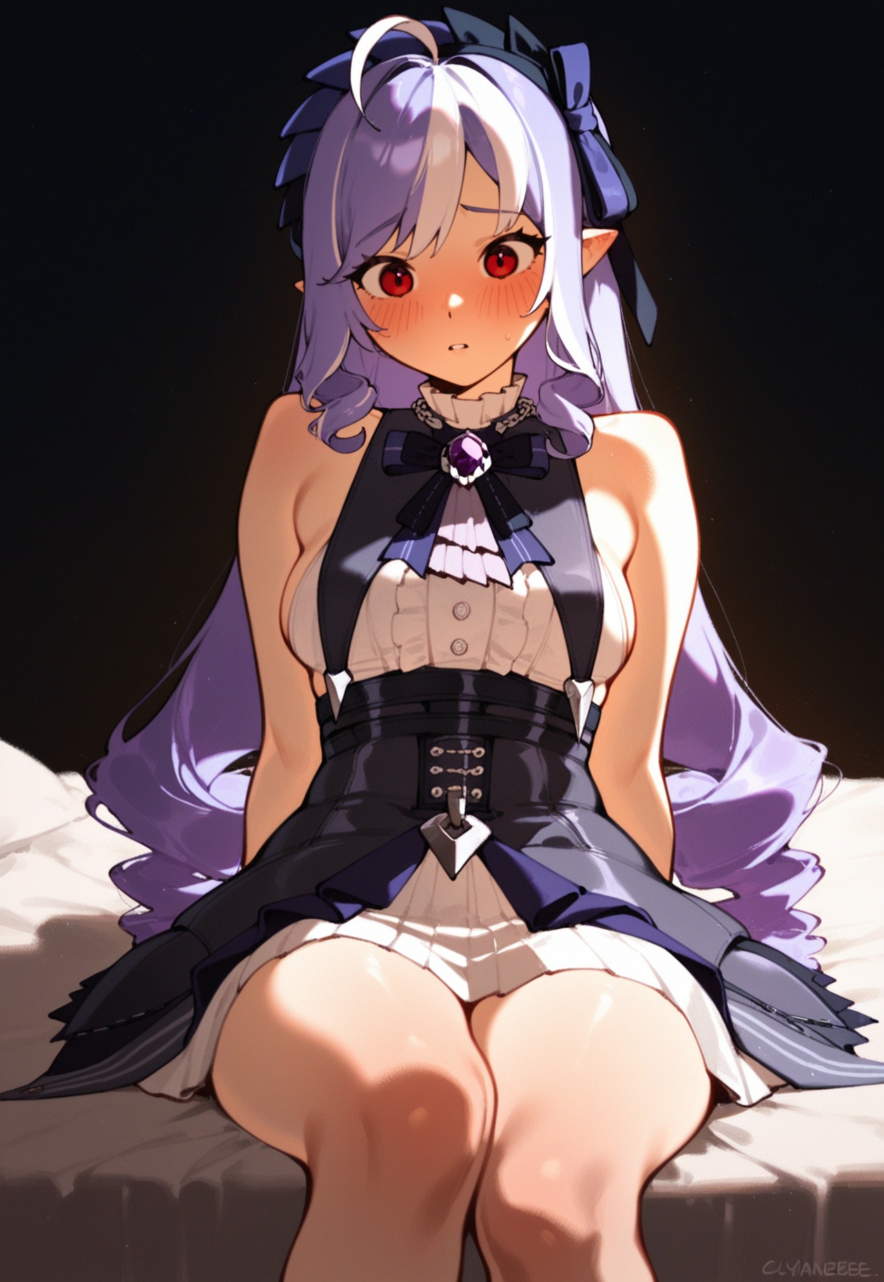 artist:cyber \(cyanceebee\),  black simple background,  dark background on Tensor.Art