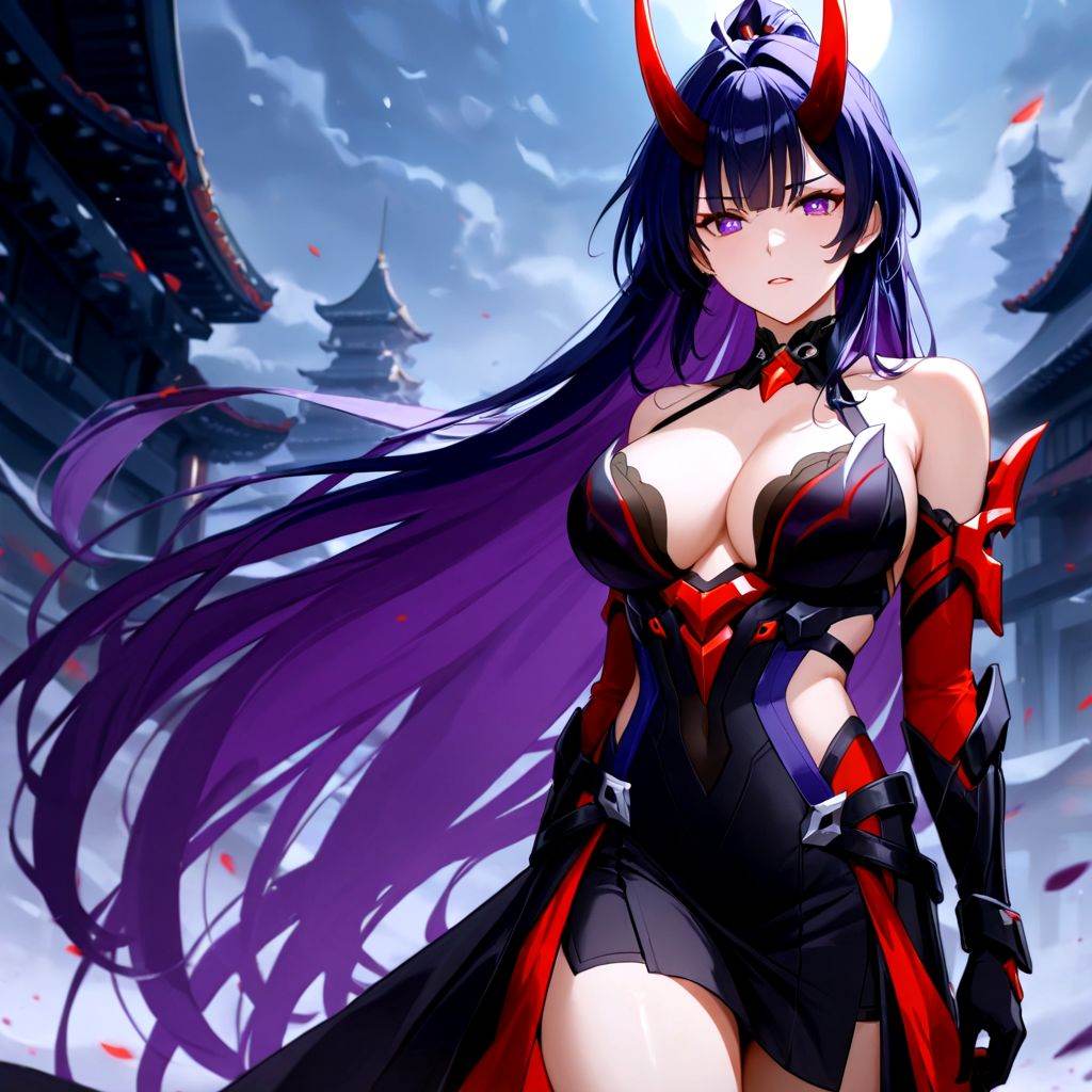 raiden mei \(herrscher of thunder\),  honkai \(series\),  1girl on Tensor.Art
