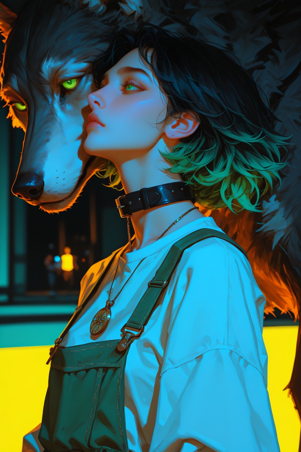 1girl,  solo,  short hair on Tensor.Art