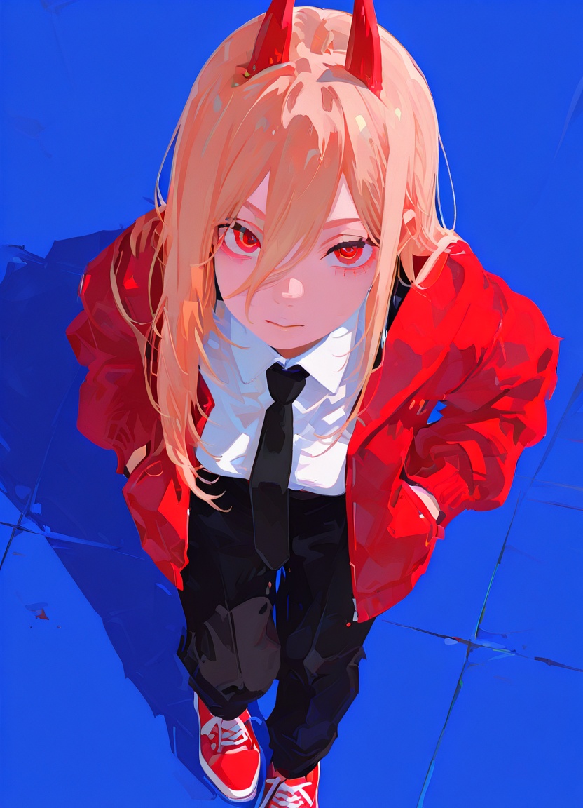 1girl,  black necktie,  necktie on Tensor.Art