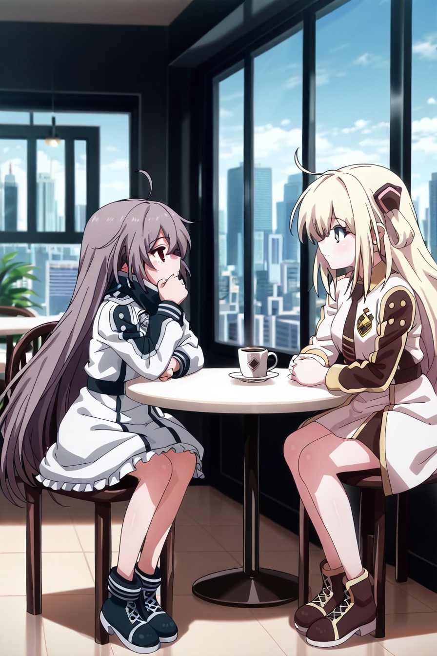 lora:skystkace.il:1>,  skystkace,  2girls on Tensor.Art